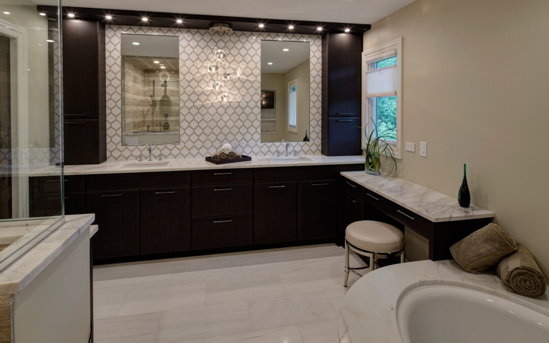 Transitional Oak Brook Master Bath Renovation