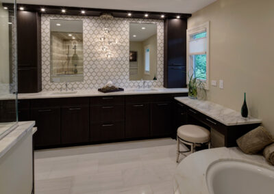 Transitional Oak Brook Master Bath Renovation