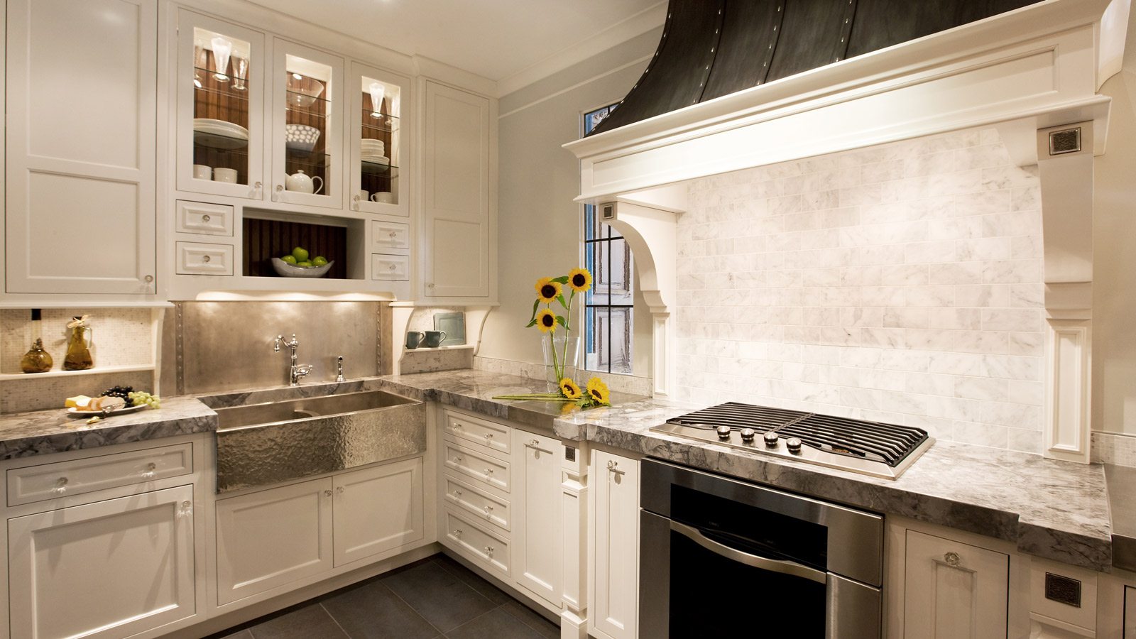 studio white country kitchen by drury design