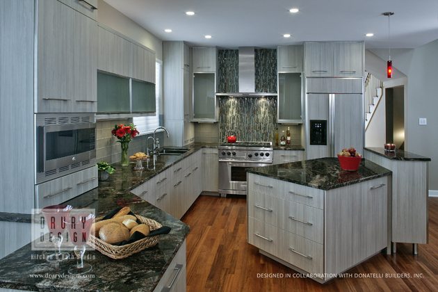 Contemporary Kitchen Design Remodel by Drury Design