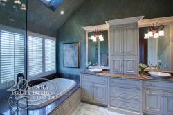 Polished nickel bath fixtures are becoming more popular especially with luxury bath remodels