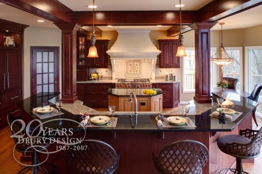 drury kitchen traditional 75 Kitchen Design: Room for Friends
