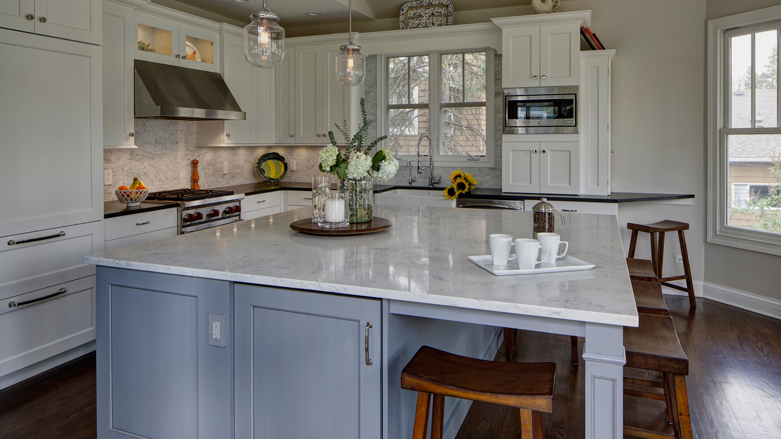 1600 x 900 Classically Inspired Traditional Kitchen Design Lombard drury design