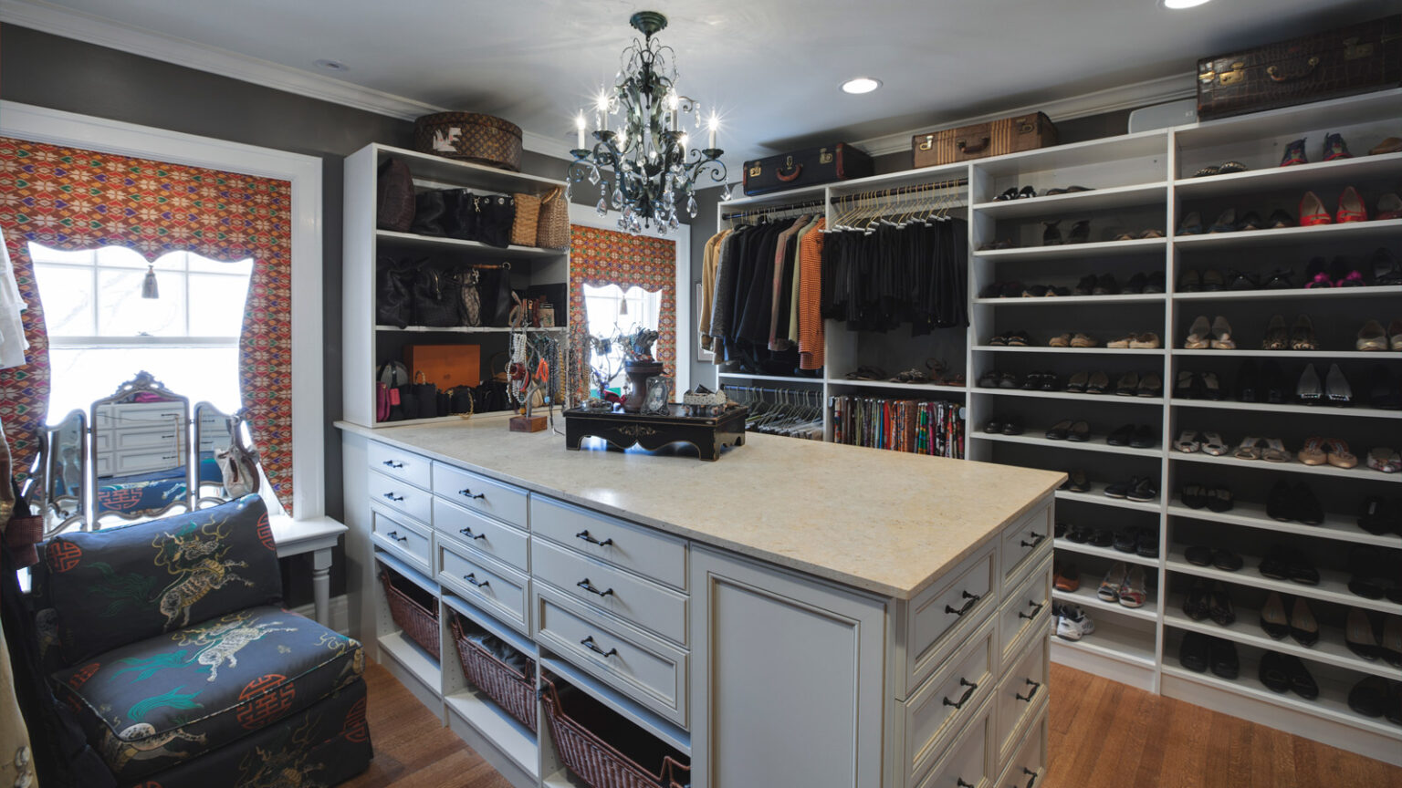 Visual Reference: Custom Walk In Closet Remodel