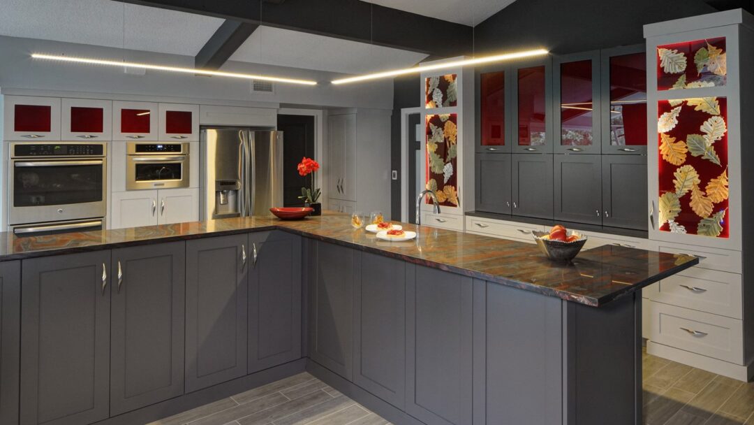 Vibrant Contemporary Kitchen Design Wheaton Drury Design