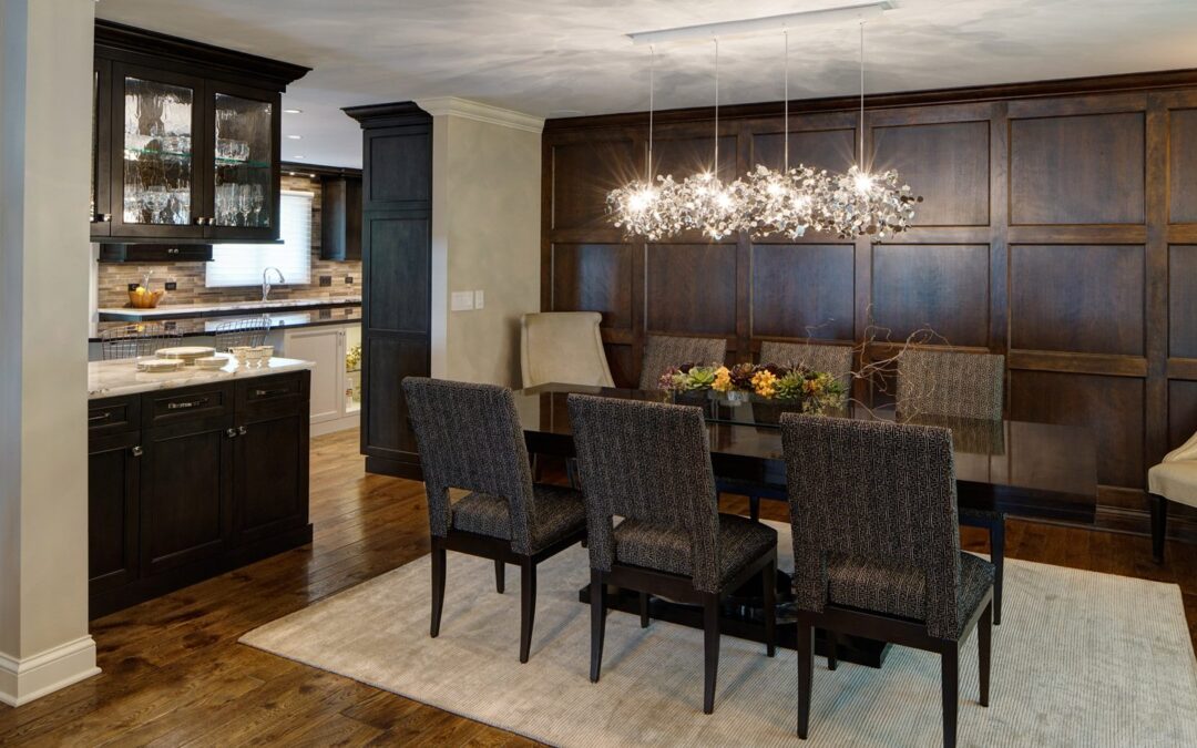 Transitional Oak Brook Dining Room Renovation