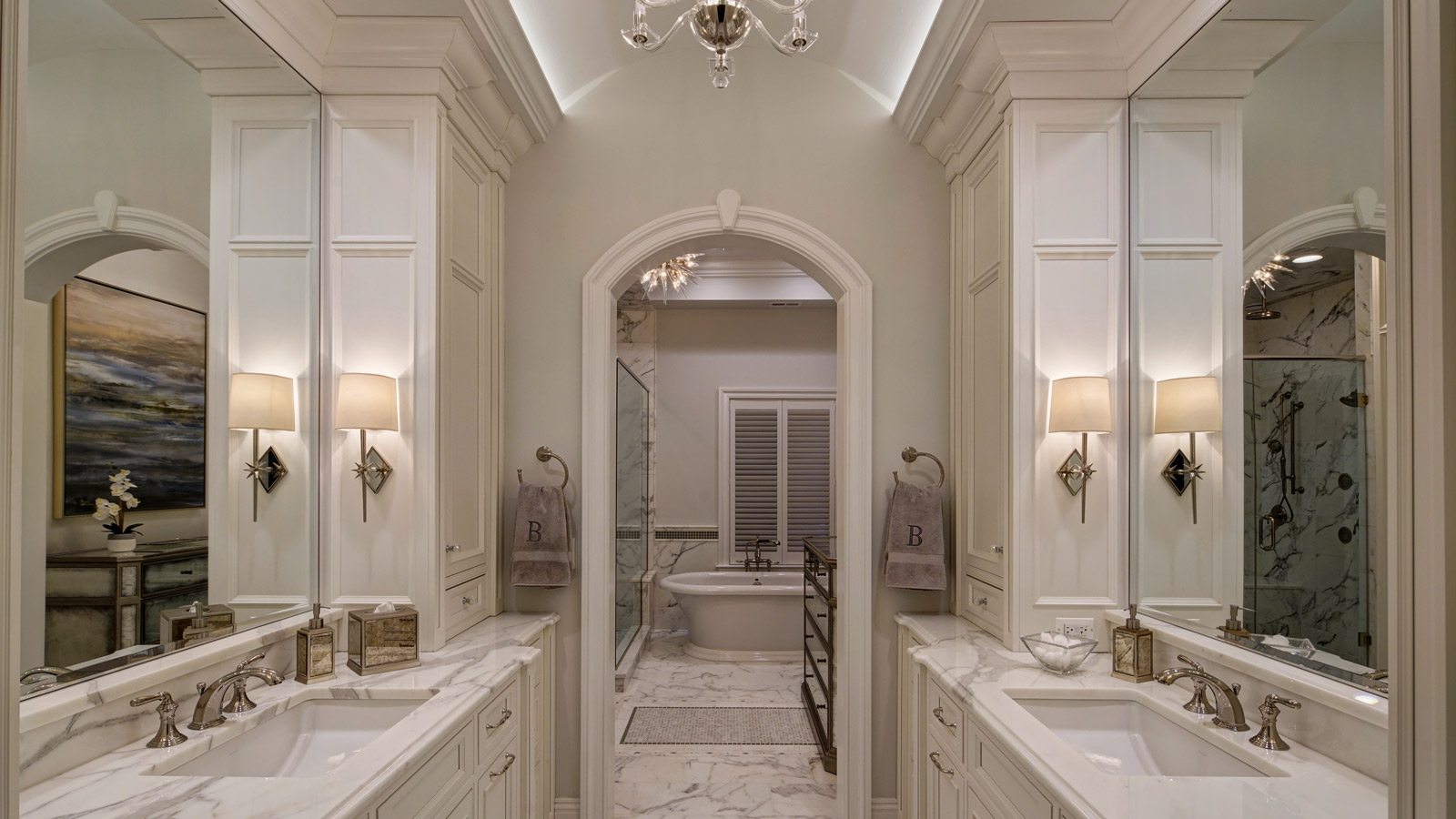 Chicago Brownstone Master Bath Remodel Drury Design