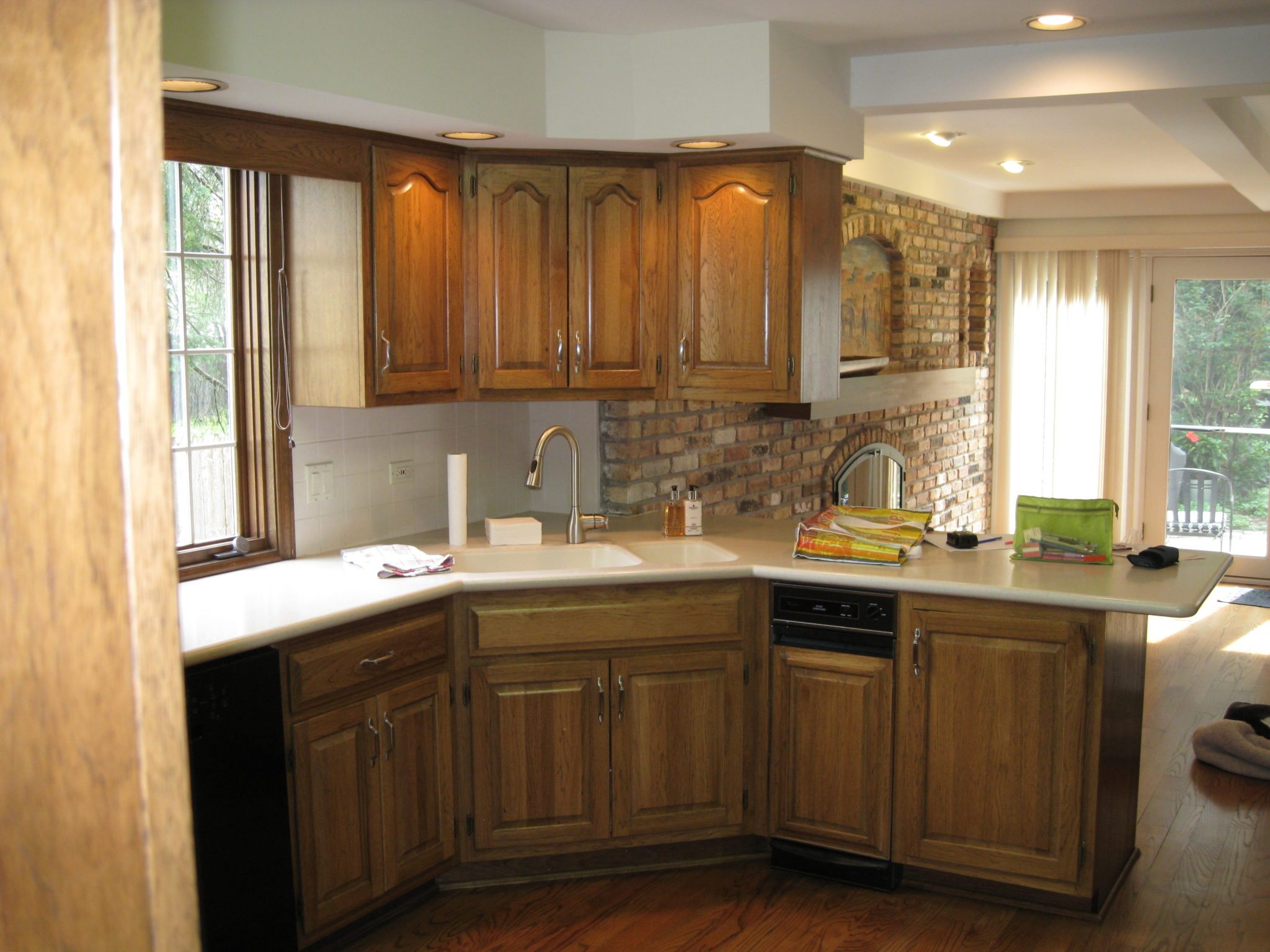 Open Concept L-Shaped Kitchen: Before and After | Drury Design