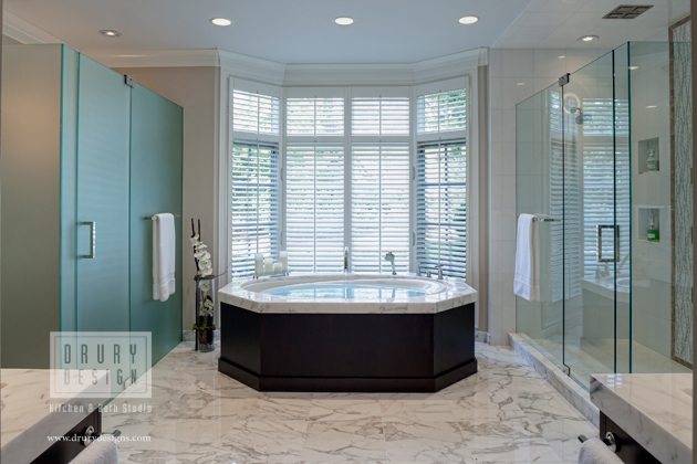 Luxury Spa Oasis Master Bath Design & Remodel | Drury Design Chicago