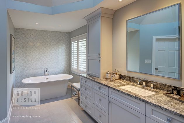 transitional bath design by Drury Design