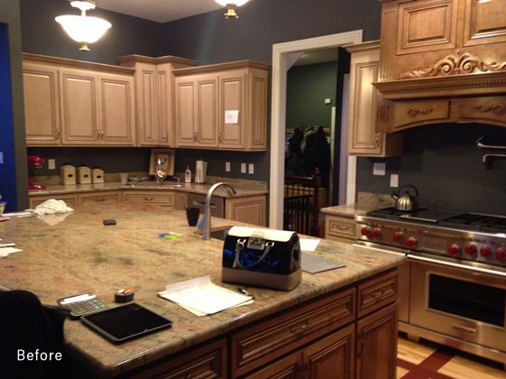 before kitchen remodel picture Family Focused First Floor Remodel drury design