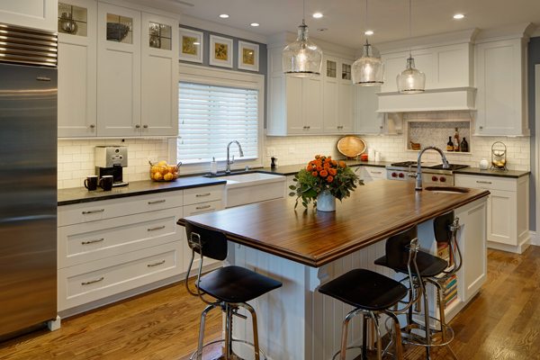 Grothouse Feature | Mahogany Wood Countertop in Hinsdale, IL