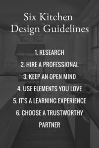 Six Kitchen Design Guidelines | Drury Design