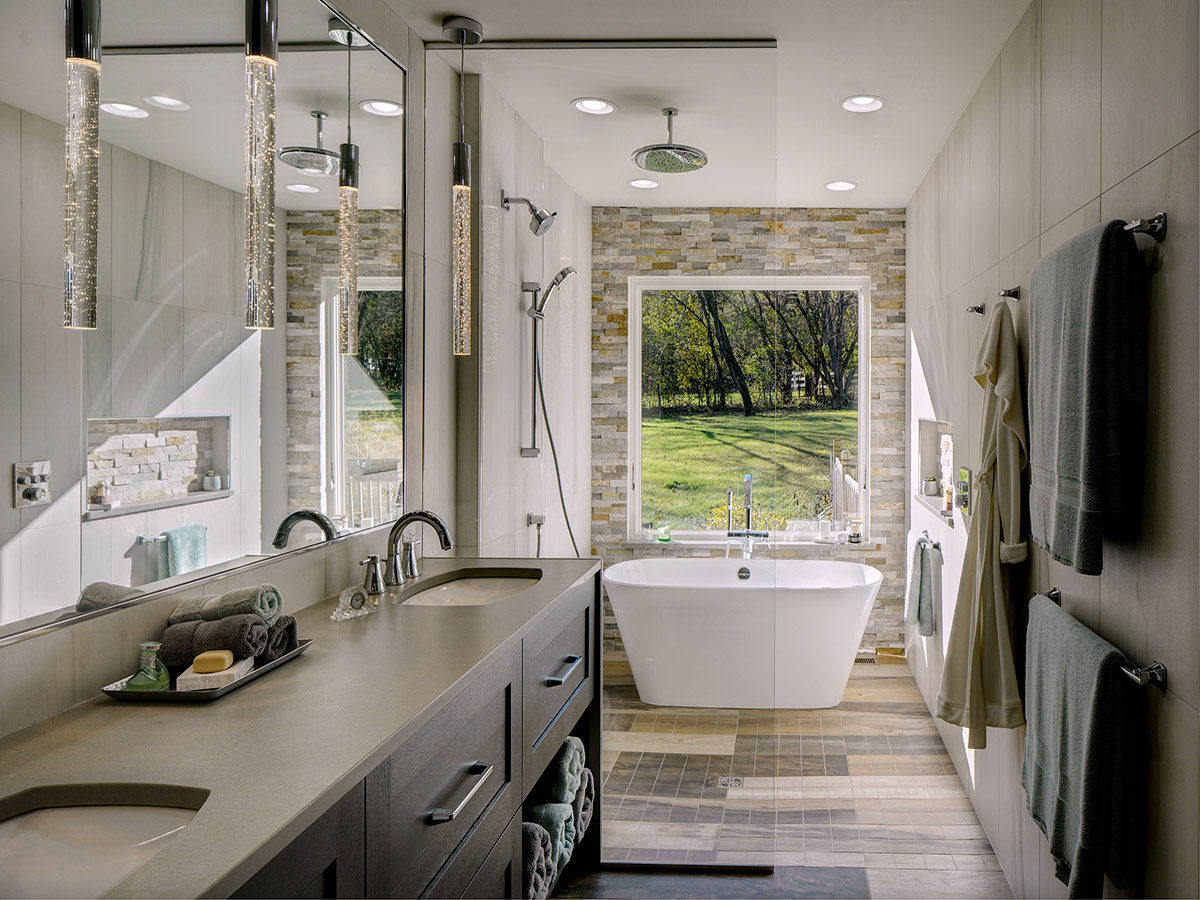 Spa-Inspired Main Bathroom