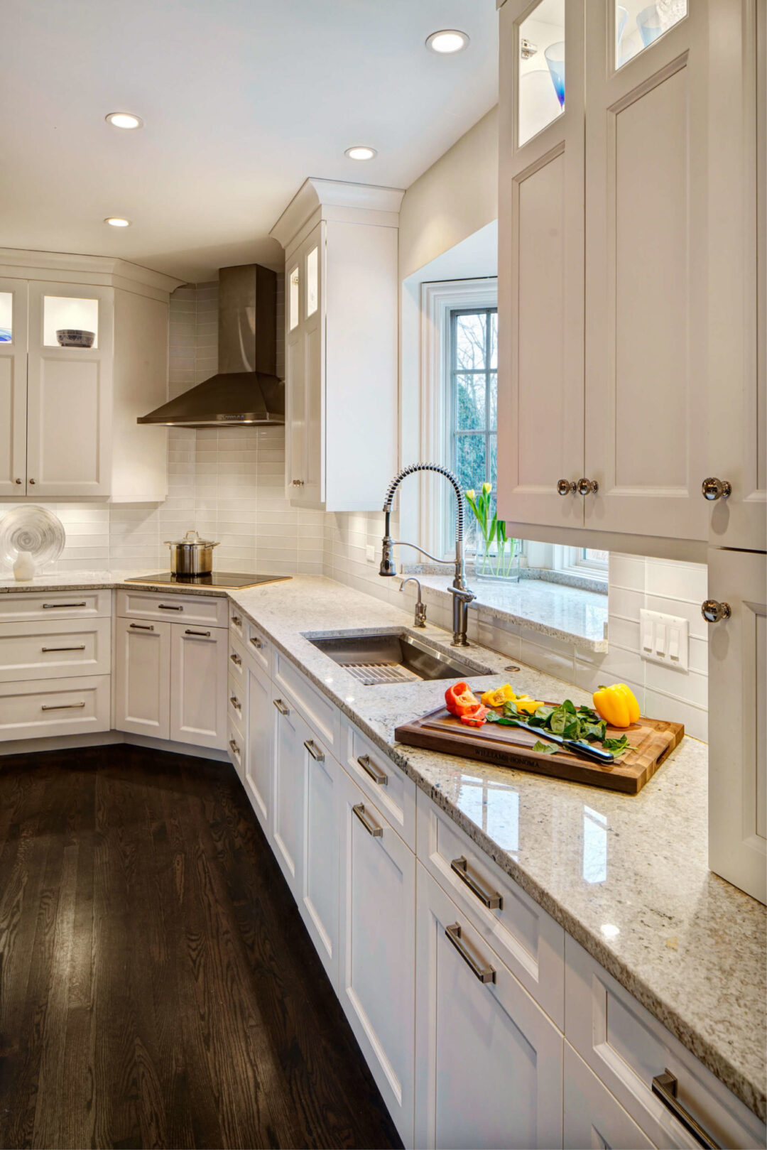 Ornate White Kitchen Remodel Drury Design