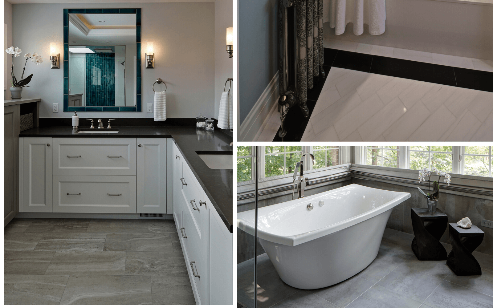 Design experts explain how to choose bathroom flooring