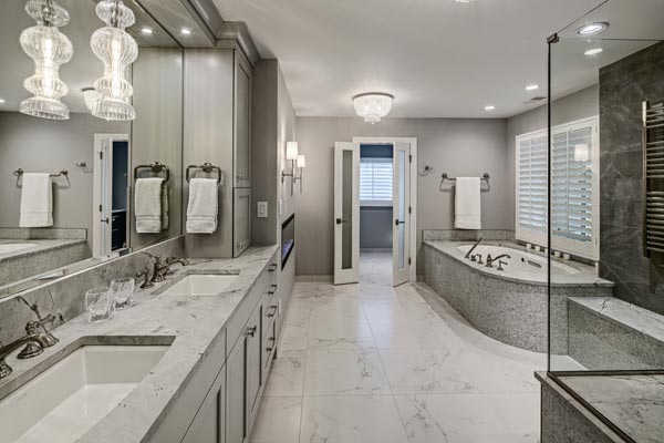 Spacious and Soothing Master Bath