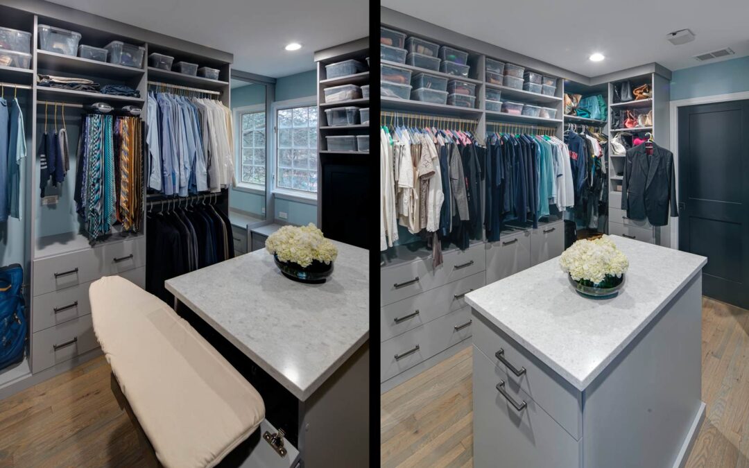 Sleek Closet Remodel – Hinsdale, IL