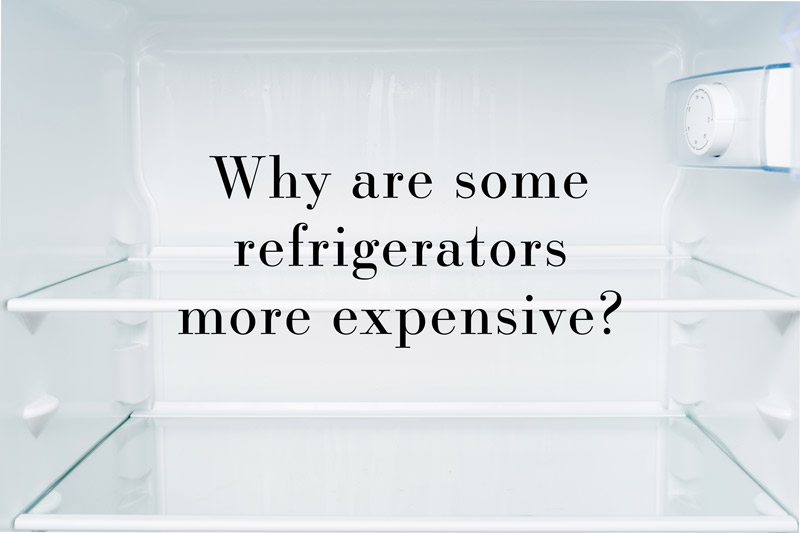 Why Are Some Refrigerators More Expensive?