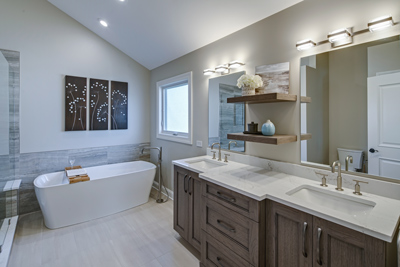 Exquisite Primary Bathroom Update – Darien, IL