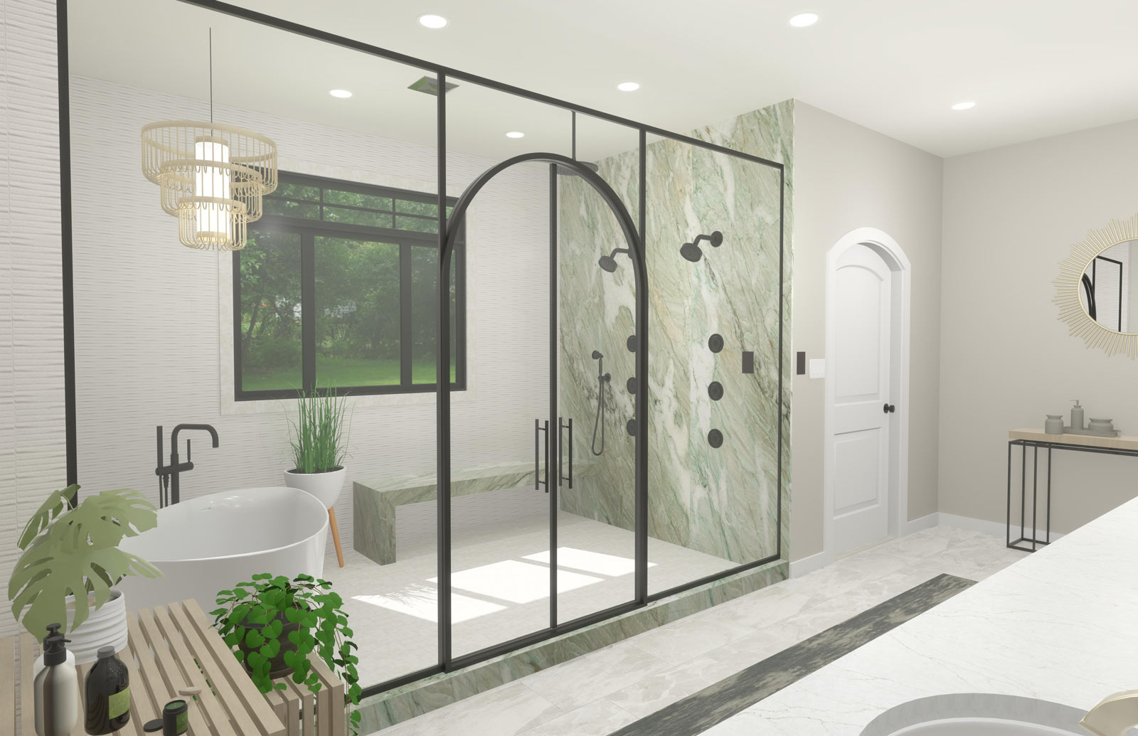 Wet-Room-Chicago-Bathroom-Renovation_glass-wall-section