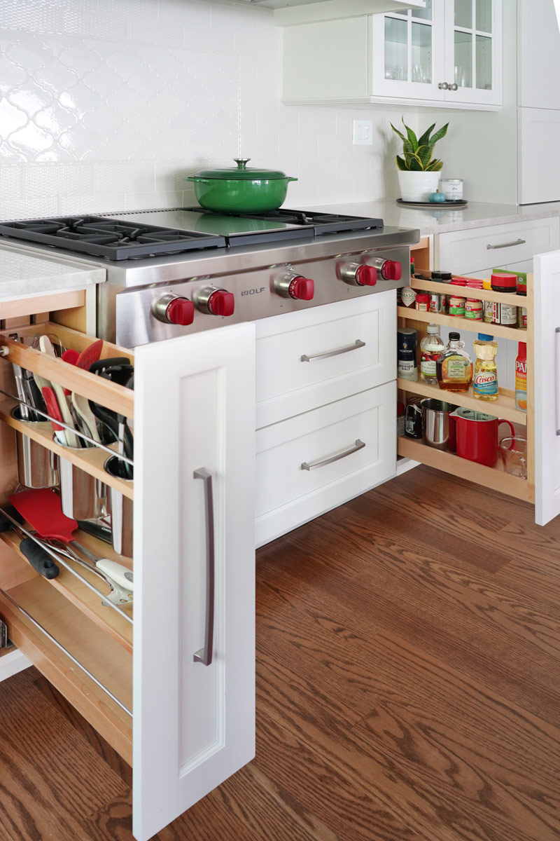 Pull Out Pantry Drawers - Transitional - Kitchen