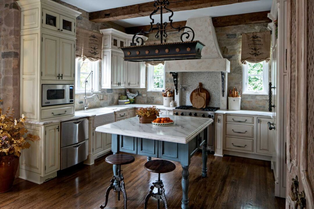Charming French Country Kitchen - Hinsdale, IL - Drury Design