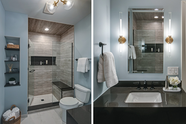 Fresh, Modern Guest Bathroom – Glen Ellyn, IL