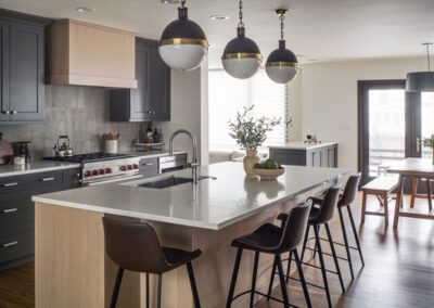 Neutral Modern Kitchen – Glen Ellyn, IL