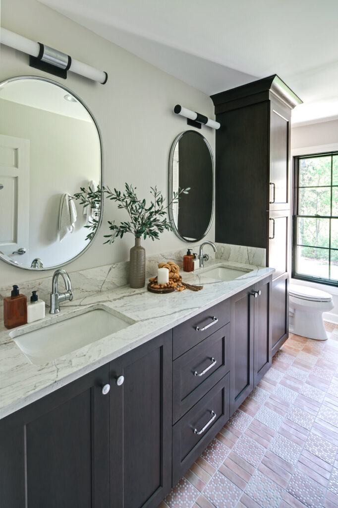Bright Open Guest Bathroom Renovation - Kildeer, IL - Drury Design