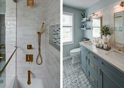 Kid-Friendly Hall Bathroom Design – Glen Ellyn, IL