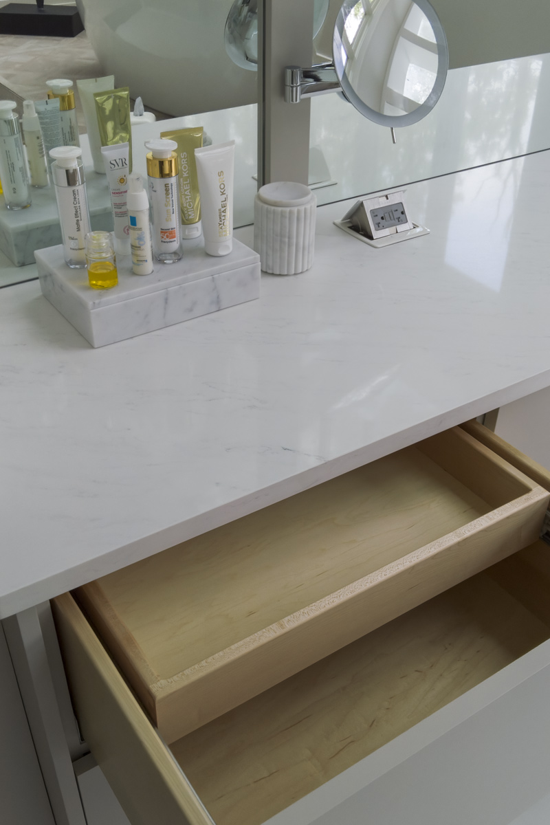 Modern_Architectural_Rebirth_Drury-Design-Copyright_Chicago_White-contemporary-makeup-station-organization-drawer-inner-sliding-drawer