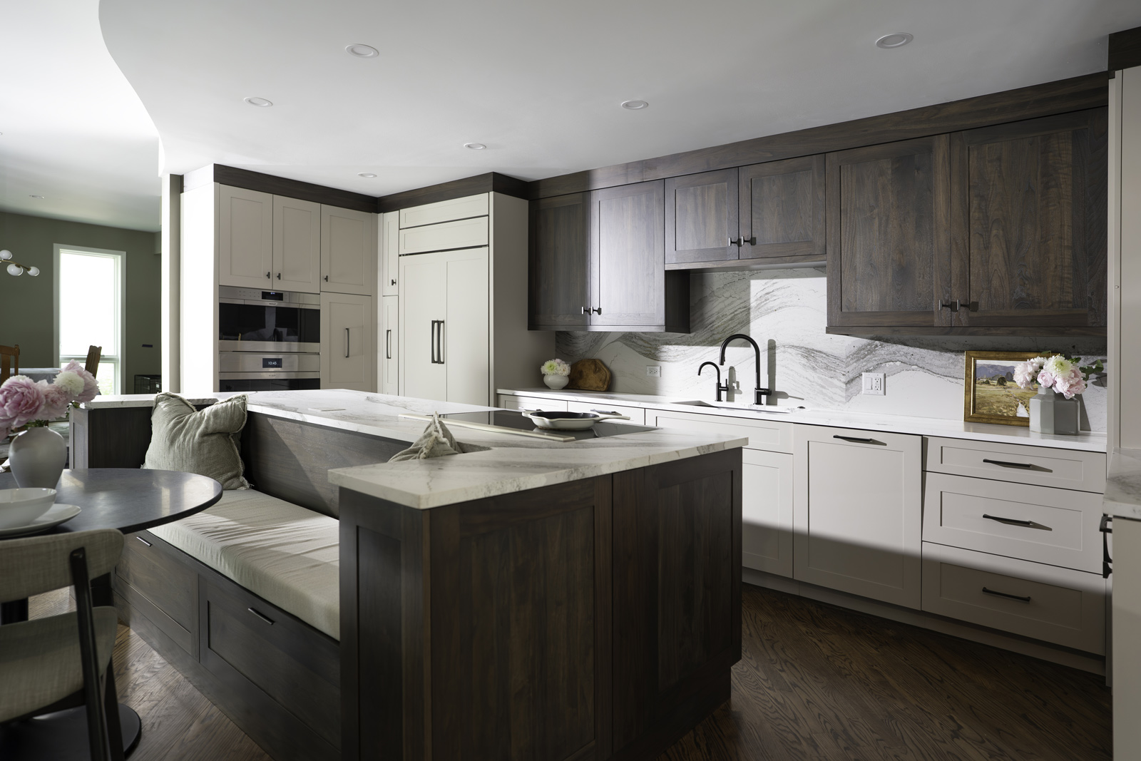 Family-Centered-Kitchen_Barrington-Hills_Drury-Design_Chicago_Island-with-Seating-Table_Right-Side_2_Copyright-2025