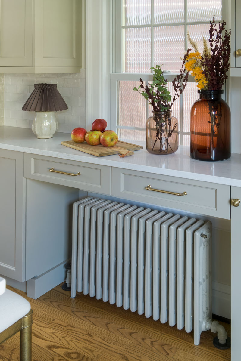 Classic-Revival_Chicago_1920s-Home-Kitchen_Drury-Design_Copyright-2025_Radiator-Build-Around-Cabinetry