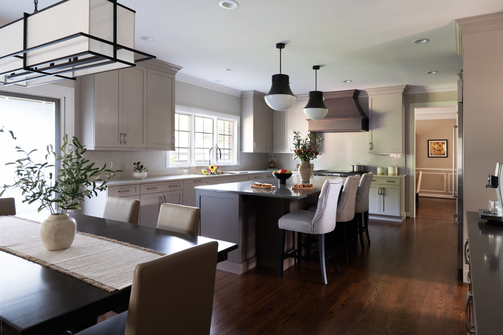 Transitional-Kitchen-with-Wet-Bar-and-Powder-Room-Refresh_Drury-Design_Copyright-2026_Dining-Table-View
